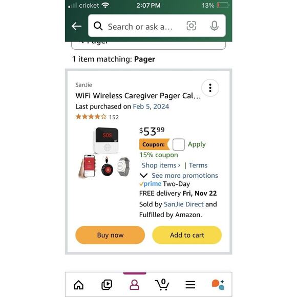 Multifunctional Pager Fall Alert - Picture 4 of 6